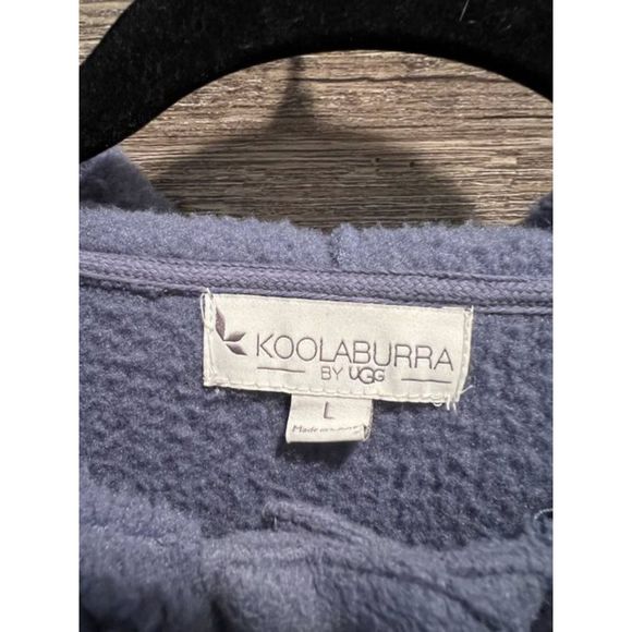 Koolaburra By Ugg Blue Sherpa Hooded Pullover Size Large - Picture 4 of 5